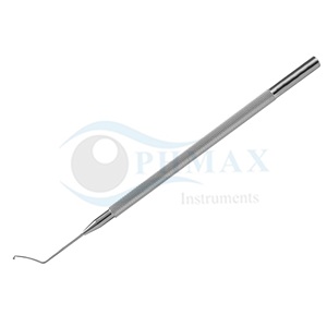 Manipulador de núcleo oftálmico Tennant de alta calidad, punta esférica de 0,6 mm de diámetro, mango redondo en ángulo, acero inoxidable - Product Image 3