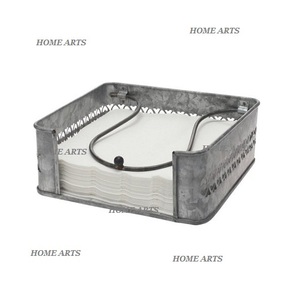 ที่ใส่ผ้าเช็ดปากชุบสังกะสีดีไซน์โบราณที่ใส่ผ้าเช็ดปากปรับแต่งได้ - Product Image 6