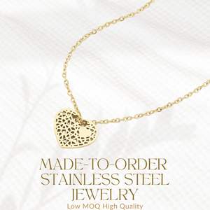 Bespoke Stainless Steel Fashion Jewelry Custom <b>Necklace</b> and Pendants for Women - Product Image 1