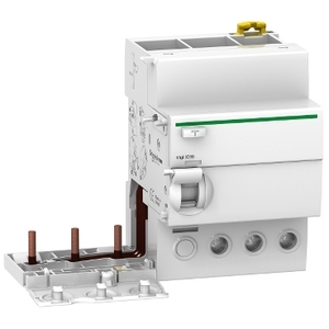 Per Schneider Electric A9V35363 Vigi IC60 - Blocco aggiuntivo di protezione contro i fulmini e messa a terra di tipo SI selettivo 3P-63A-300mA - Product Image 1