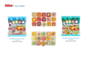 Aiiing Coupes de pudding aux fruits Nata De Coco 110g x 6 cups x 16 pkts Fraise Miellat Mangue Passionfruit Miellat Assortiment de saveurs - Product Image 5