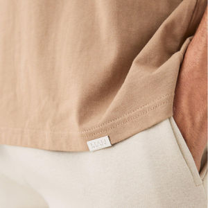 Camiseta de Hombre de Primera Calidad, Corte Regular, Algodón/Fibra de Bambú, Ligera, de Secado Rápido, con Logotipo Personalizado, Estampado a Cuadros - Product Image 6