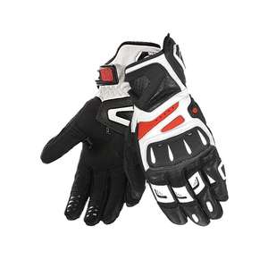 Gants de moto d'hiver imperméables, doublés de polaire thermique, coupe-vent, équipement de conduite par temps froid avec visière et essuie-glace - Product Image 1