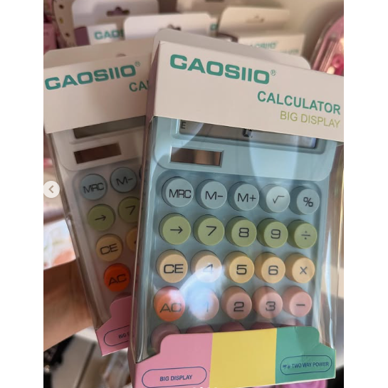 CHAOSIIO Digital Scientific Calculator Solar Battery Operated for Office and Calendar Usage