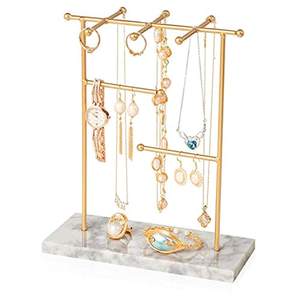 Soporte de exhibición de joyería de madera y metal de mejor diseño, pegatina hecha a mano, logotipo de serigrafía, diseño de embalaje, pequeña característica personalizada - Product Image 6