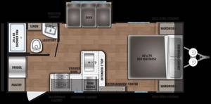 Caravane de voyage pour 6 personnes, design moderne en aluminium, camping-car avec cuisine et salle de bain - Product Image 2