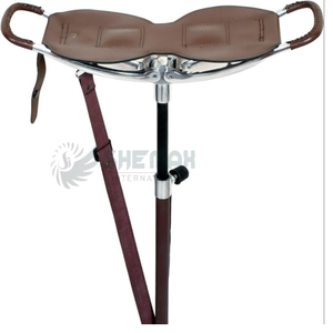 Bastón de asiento resistente con diseño de silla plegable que ofrece apoyo y comodidad durante la equitación y los viajes al aire libre. - Product Image 6