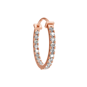 Elegantes Pendientes de Oro Sólido de 14K con Diamantes Cultivados en Laboratorio, Corte Brillante Redondo, Certificados por IGI, Joyería de Lujo para Mujer, Pieza de Regalo - Product Image 1