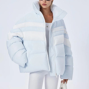 Veste matelassée en duvet d'oie pour femme, chaude, pour l'hiver, vente en gros - Product Image 6
