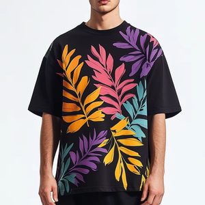 T-shirt en coton de qualité supérieure pour homme, t-shirt uni, tissu doux, vêtement basique, fournisseur OEM - Product Image 2