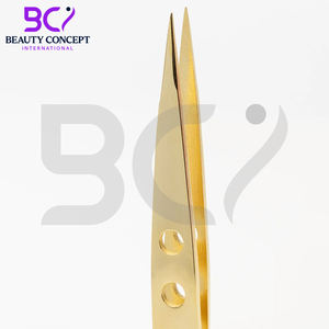 Producto más nuevo de la más alta calidad, 3 uds., pinzas para cejas de Color dorado, herramienta moldeadora, herramientas de maquillaje de belleza - Product Image 3