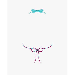 บิกินี่เต็มรูปแบบของมาลิบูชุดว่ายน้ำเอวสูงระบายอากาศได้พิมพ์ลายดิจิตอลสำหรับฤดูร้อนชายหาดลายถักโลโก้ตามสั่ง - Product Image 6