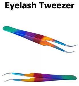 แหนบต่อขนตาสแตนเลส ODM,แหนบต่อขนตาปลอมโลโก้ตามสั่งเครื่องมือสำหรับความงาม - Product Image 4