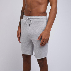 Pantalones cortos de malla de peso pesado personalizados para hombre, ropa de calle de estilo lavado con ácido desgastado Vintage para correr con aspecto desteñido por el sol - Product Image 1