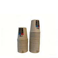 Gobelets en papier jetables personnalisés à paroi simple de qualité alimentaire avec logo et impression sur mesure pour emballage jetable