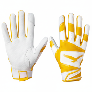 Gants de frappe de baseball en gros avec logo personnalisé, résistants à l'abrasion, antidérapants, amortissant les chocs, ventilés, gants de frappe de softball - Product Image 5