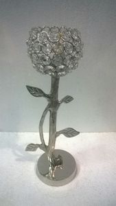 Bougeoir en cristal, décoration de la maison, autre support de bougie brillant, pour l'intérieur et l'extérieur - Product Image 3