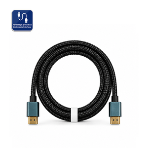 34 # 5P+34 # Câble <span class=keywords><strong>HDMI</strong></span> 2.1 4C vers <span class=keywords><strong>HDMI</strong></span> 2.1, Interface Multimédia Haute Définition 48 Gbit/s, 1 m, Blindé - Product Image 1
