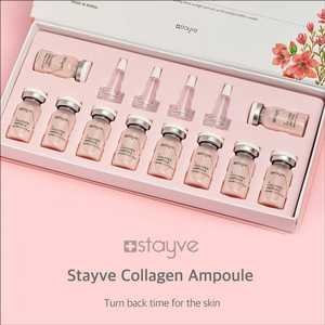 Kit de 12 ampoules Booster de collagène anti-rides, sérum raffermissant et blanchissant pour la peau, crèmes BB & CC - Product Image 5