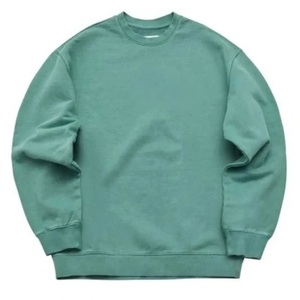 Logo personnalisé 300gsm hommes grande taille pull-over sweat-shirt à col rond solide coton polyester nouveau style sweats-shirts d'hiver-10 pièces - Product Image 3