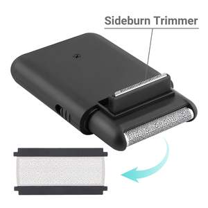 Mini Afeitadora Eléctrica Profesional para Hombres, Recortadora de Barba y Rasuradora para Cabeza Calva con Carga USB, Lavable, para Afeitar Cara y Cuerpo - Product Image 3