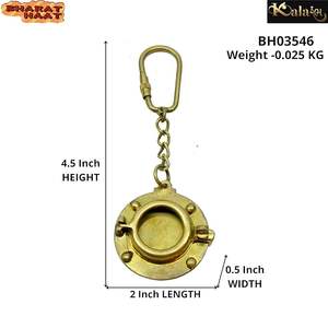 Llavero de latón de alta calidad con diseño náutico Decoración de metal vintage de moda para llaves del hogar Última tendencia de llavero - Product Image 5