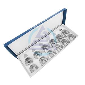Bandejas de Impresión Dentales Perforadas, Bordes Rígidos Soldados |   Juego de Bandejas de Impresión Dental Autoclavables para Prótesis Dentales - Product Image 1