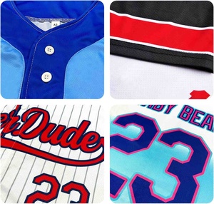 Camiseta de béisbol de alta calidad, uniforme de equipo deportivo, ropa en blanco personalizada para niños, camisetas de béisbol al por mayor - Product Image 5