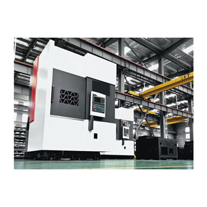 Torno CNC de Precisión de Bancada Plana Horizontal con Capacidad de Trabajo Pesado, Husillo Único, Control GSK, Herramientas Motorizadas Opcionales - Product Image 1