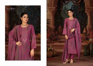 Venta al por mayor Neeta Creation Modal Maslin seda secado rápido hasta la rodilla vestido Material fiesta desgaste tradicional Salwar Kameez indio - Product Image 2