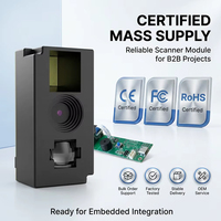 Módulo Escáner de Códigos de Barras 2D WCMI con Sensor CMOS Integrado, Montaje Fijo, Económico, para Códigos Datamatrix, QR, PDF417, USB COM, en Stock