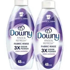 Downy Rinse Out Odor Rinse, élimine les odeurs tenaces et rafraîchit, parfum coton frais, 62 fl oz - Product Image 3