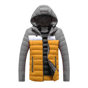 Hommes Mode Outwear Coupe-Vent Épaissir Parkas Manteaux En Gros Hommes Veste D'hiver Casual Vers Le Bas Manteaux Chauds À Capuche - Product Image 1