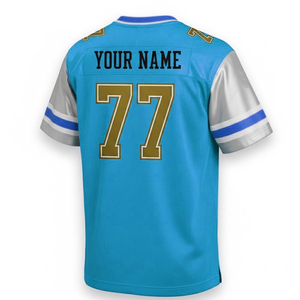 Maillot de football américain en polyester avec logo imprimé, vente en gros, dernier design, maillot de football américain unisexe - Product Image 3