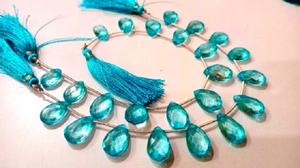 ธรรมชาติสำหรับสวิสสีฟ้าบุษราคัม8X13 10x15มม. ลูกแพร์ลูกปัดพลอยจบการศึกษา8นิ้วขายยาวต่อเส้น - Product Image 2