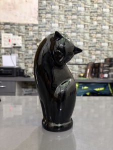 Aluminum Cat Figure Cremation <b>Urns</b> for <b>Pet</b> Ashes Cat Sculpture <b>Urn</b> for Ashes Enamel Cat Cremation Ash Storage Figurine <b>Pet</b> <b>Urns</b> - Product Image 6