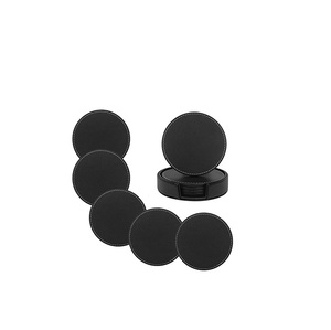 Bulk Customized Leather <b>coaster</b> Design Blank PU Leather Cup <b>Coaster</b> <b>for</b> <b>Drink</b> Kitchenware and Restaurants - Product Image 6