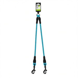 0.6 Patterned Round Nylon <b>Dog</b> Leash Dual <b>Lead</b> 56cm <b>Long</b> for Pets - Product Image 3