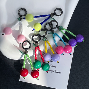 Gran oferta, llavero con colgante de cereza exquisito, decoración para bolso de entrenador, bolso de hombro, llavero de alta calidad, accesorio para bolsos - Product Image 3