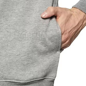 Sweat-shirt pour homme au design unique et personnalisé à des prix abordables Sweat-shirt de base pour homme en vente entière Sweat-shirt léger et respirant pour homme - Product Image 5