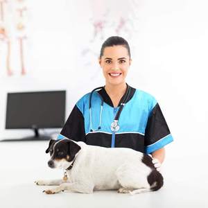 Chaqueta con cremallera para el cuidado de mascotas, calidad prémium, poliéster, Unisex, profesional, de manga corta, uniforme con cremallera - Product Image 3