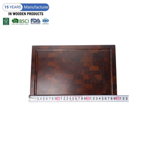 Tablas de cortar de madera de teca Natural más vendidas Tabla de cortar de teca Bloques de cortar para utensilios de cocina al por mayor de Vietnam - Product Image 2