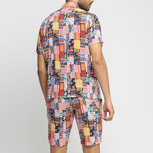 <b>Men's</b> Casual Summer <b>Shorts</b> Set New Design Solid Color Breathable Factory-Made <b>Shorts</b> with Sublimation Print Low Price - Product Image 3