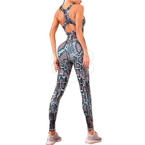 Precio barato Fitness Wear Quick Dry Mujeres Yoga Set Spandex Poliéster Hecho Mujeres Yoga Set - Product Image 6