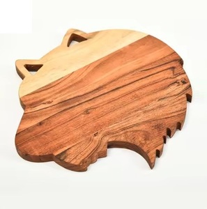 Planche à découper en bois faite à la main avec grain de bois naturel, planche à fromage, ajoute de la chaleur et de l'élégance à l'intérieur des cuisines - Product Image 3