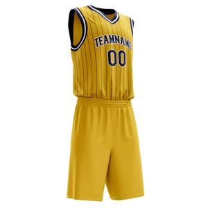 Uniformes de baloncesto de tendencia de último diseño, conjunto de uniforme de baloncesto para hombre sin mangas con opciones de diseño y color de tamaño personalizado - Product Image 3