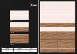 modern build pro 300x600mm ceramic wall <b>tiles</b> bathroom kitchen glossy matt sugar carving finish interior wall design lux - Product Image 4