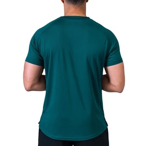 T-shirt de sport athlétique pour homme, 180 grammes, coupe classique, 100 % coton respirant, écologique et compressé, vente en gros - Product Image 3