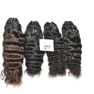 Cuticule vietnamienne cheveux alignés double dessiné Virgin Bundle vague profonde vendeur indien faisceaux bruts modèle: Cheveux indiens vierges bruts - Product Image 3