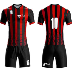 เสื้อฟุตบอลทีมแบบสั่งทำพิเศษ ปี 2026 แห้งเร็ว คุณภาพสูง ผลิตจากโพลีเอสเตอร์ 100% พิมพ์ลายแบบซับลิเมชั่น ดีไซน์ล่าสุด รุ่นใหม่ คอวี - Product Image 2